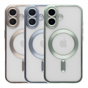 Чохол TPU Metallic Chrome Full Camera with Magsafe для iPhone 16