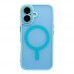 Чохол TPU+PC Magnetic Matte Camera Lens with Magsafe для iPhone 16