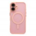 Чохол TPU+PC Magnetic Matte Camera Lens with Magsafe для iPhone 16