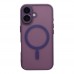 Чохол TPU+PC Magnetic Matte Camera Lens with Magsafe для iPhone 16
