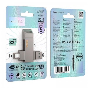 USB флеш-накопичувач Hoco UD15 Clever USB3.2 32GB Type-C