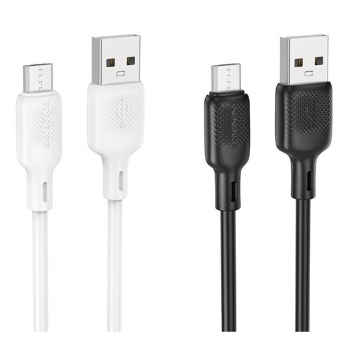Кабель USB Borofone BX113 Silicone Micro 2.4A