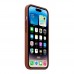 Чохол Leather Case with MagSafe для iPhone 15 Pro Max Уцінка Чохол Leather Case with MagSafe для iPhone 15 Pro Max Уцінка