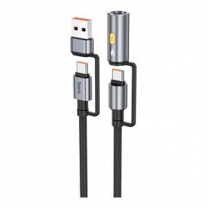 Кабель USB Hoco U138 USB/USB-C to USB-C/Cigarette Lighter 1.2m