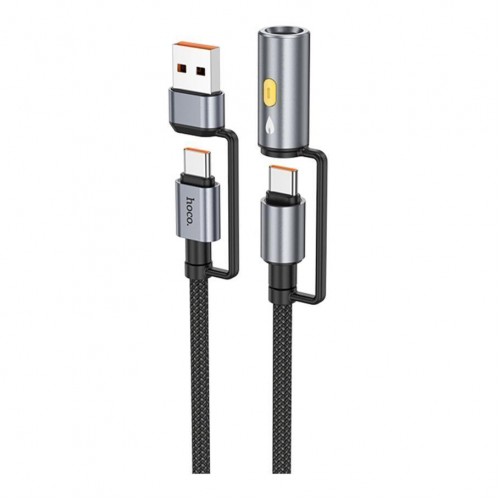 Кабель USB Hoco U138 USB/USB-C to USB-C/Cigarette Lighter 1.2m