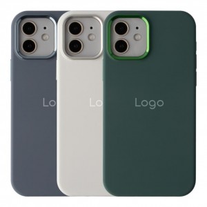 Чохол Silicone Case Metal Buttons (AA) для iPhone 12 Pro Max