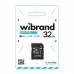 Карта Пам'яті Wibrand MicroSDHC 32gb UHS-1 10 Class & Adapter
