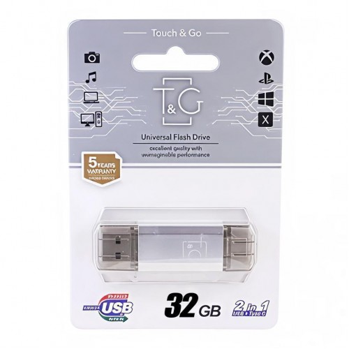 USB Flash Drive 3.0 T&G 32gb USB/Type C 009