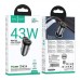 Автомобільний Зарядний Пристрій Hoco NZ16A 1USB-C/1USB QC/PD43W