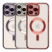 Чохол TPU Metallic Full Camera with Magsafe для iPhone 16 Pro