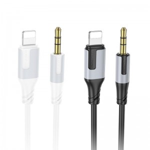 Кабель Aux Borofone BL19 Lightning