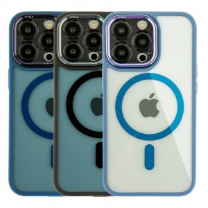 Чохол TPU+PC+Metal Calais with MagSafe для iPhone 13 Pro