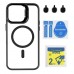 Чохол TPU+PC+Metal Stand Case with MagSafe and Camera Lenses для iPhone 14 Pro Max Чохол TPU+PC+Metal Stand Case with MagSafe and Camera Lenses для iPhone 14 Pro Max