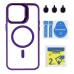 Чохол TPU+PC+Metal Stand Case with MagSafe and Camera Lenses для iPhone 14 Pro Max Чохол TPU+PC+Metal Stand Case with MagSafe and Camera Lenses для iPhone 14 Pro Max