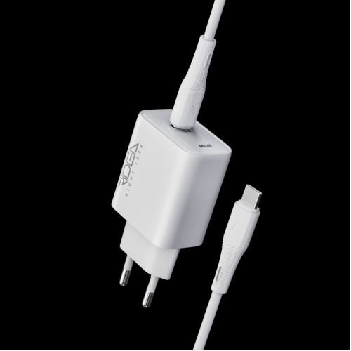 Мережевий Зарядний Пристрій Ridea RW-20124 Rapid Pro 1USB-C QC/PD 20W+Type-C to Type-C