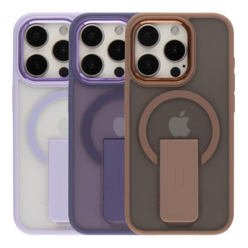 Чохол TPU+PC FlexGuard Magnetic Ring Stand для iPhone 15 Pro