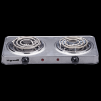 Плита электрична 2 к.; 2х1000 Вт ViLgrand VHP132_grey
