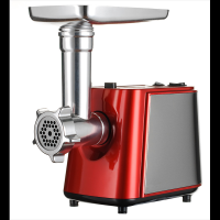 М'ясорубка електрична 2200 Вт+насадка под томат; реверс, корпус - нерж. ERSTECH EMG5228_red