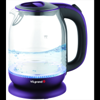 Чайник електричний стекло (1,7 л; 2кВт; LED-подсветка) ViLgrand VL5172GK