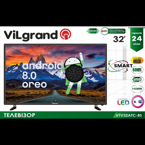 Телевизор 32``SMART FHD ViLgrand VTV32AТC-8S