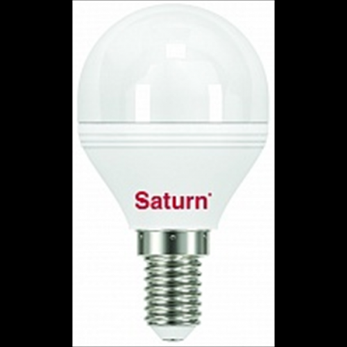 Лампочка энергосберегающая 7Вт, цоколь Е14 Saturn ST-LL14.7.GL-WW