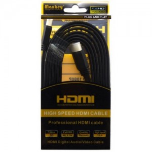 АРХИВ НЕТУ Кабель HDMI 3м плоский чёрный Maxkey // АРХИВ НЕТУ Кабель HDMI 3м плоский чёрный Maxkey //