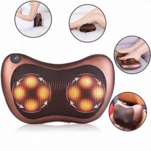 НЕТУ Массажёр-подушка Massage pillow (CHM-8028) (8 РОЛИКОВ вращение в обе стороны 360°) [602] // (25 шт/ящ) @