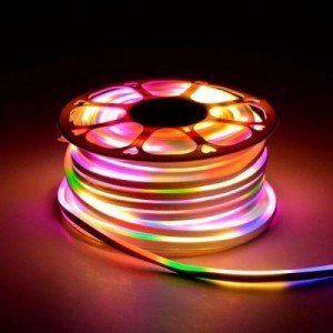 АРХИВ НЕТУ Лента LED шланг прямоугольный 2835 10м. с контр. на 220V (Микс) 7180/7190 (20 шт/ящ)