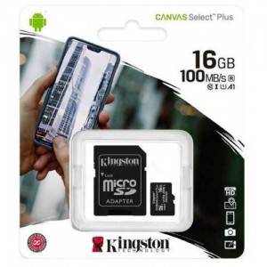 НЕТУ Карта памяти micro SDHC 16GB Kingston (class 10) (UHS-3) (C АДАПТЕРОМ) // НЕТУ Карта памяти micro SDHC 16GB Kingston (class 10) (UHS-3) (C АДАПТЕРОМ) //