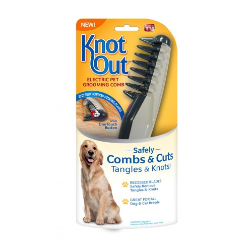 РАСПРОДАЖА Расчёска для шерсти животных Knot Out Electric Pet Comb (WN-34) (72)