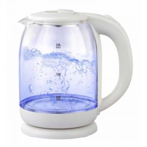 АРХИВ НЕТУ Электрический чайник Goldteller MG-06 WHITE (стекло) (220V, 50HZ 1500W, 1.8L) (12 шт/ящ)