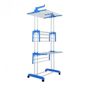 АРХИВ НЕТУ Сушилка для одежды напольная Garment Rack With Wheels 3 яруса TM0035 // [403] (6 шт/ящ)