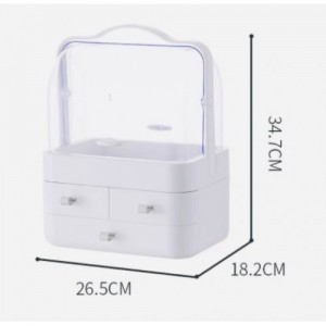 АРХИВ НЕТУ Органайзер для косметики 4 секции (зелёный) YM206-1 Three Drawers