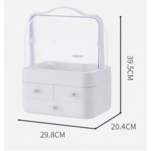 АРХИВ НЕТУ Органайзер для косметики 4 секции большой (белый) YM206-2 Three Drawers