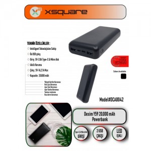 АРХИВ НЕТУ Power Bank 20000 mAh Dexim X2 DCA0042 (Y59) АРХИВ НЕТУ Power Bank 20000 mAh Dexim X2 DCA0042 (Y59)