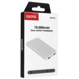 АРХИВ НЕТУ Power Bank 10000 mAh ASONIC AS-P10 (60 шт/ящ) АРХИВ НЕТУ Power Bank 10000 mAh ASONIC AS-P10 (60 шт/ящ)