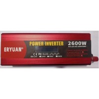 Преобразователь напряжения (2600W ЧИСТЫЙ СИНУС) (с 12V→220V) (LCD) // [004] (16 шт/ящ)
