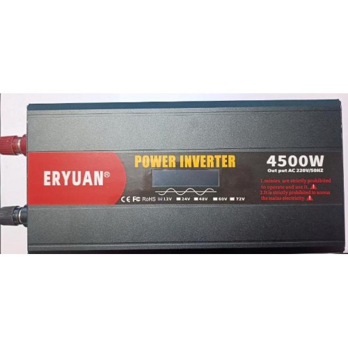 Преобразователь напряжения (4500W ЧИСТЫЙ СИНУС) (с 12V→220V) (LCD // [004] (6 шт/ящ)