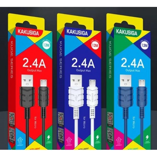 Кабель USB-MicroUSB KSC-710 Kakusiga Kuge Series 1.2м 2.4A //