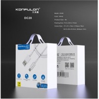 Кабель USB-MicroUSB DC20 Konfulon 1м, 4А // Кабель USB-MicroUSB DC20 Konfulon 1м, 4А //