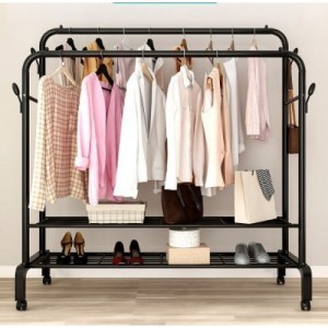 Вешалка-полка для одежды и обуви (YP-606/TW-610) (В1500/Г570/Ш1100мм) // [101] (10 шт/ящ)