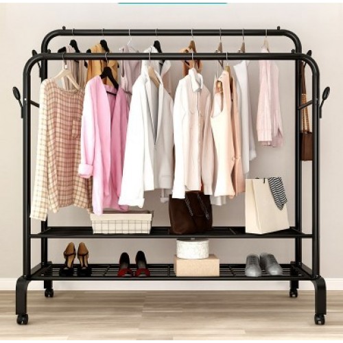 Вешалка-полка для одежды и обуви (YP-606/TW-610) (В1500/Г570/Ш1100мм) // [101] (10 шт/ящ)