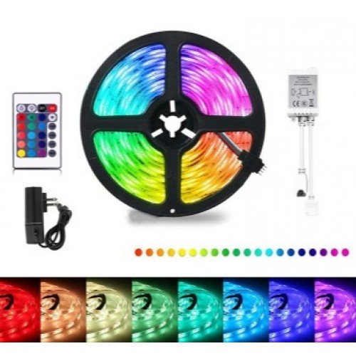 АРХИВ НЕТУ Лента LED RGB 3528 (адаптер, пульт) SF-15 [108] (60 шт/ящ)