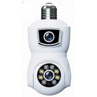 Камера видеонаблюдения в патрон PTZ-Lamp E9 (2 камеры) (V380PRO) (// [101] (15.9кг)) // [204] (50 шт/ящ)