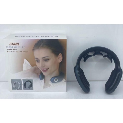НЕТУ Массажёр для шеи Neck Massager M12/XBL-8605 (БЕЛЫЙ) // [204] (35 шт/ящ)