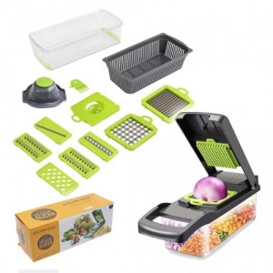 НЕТУ Овощерезка-измельчитель Найсер дайсер плюс Nicer Dicer Plus Vegetable cutter 223-1 (16 предм.) // [204] (24 шт/ящ)