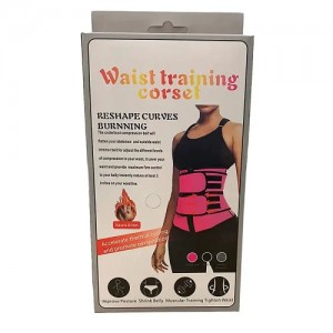 НЕТУ Пояс-фитнес-сауна Waist trainer 223-83 (чёрный) (S, M, L, XL, 2XL, 3XL) // [101] (100 шт/ящ)