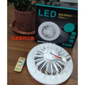 НЕТУ Лампа - вентилятор в патрон LED Multi-Function Fan Light LK23 с пультом // [309] (30 шт/ящ)