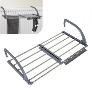 Сушилка для одежды на радиатор 53-93B (ВЫДВИЖНАЯ) (93см) МЕТАЛЛ // [403] (22 шт/ящ)