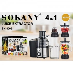 НЕТУ Соковыжималка SOKANY SK-4009 // [101] (4 шт/ящ)